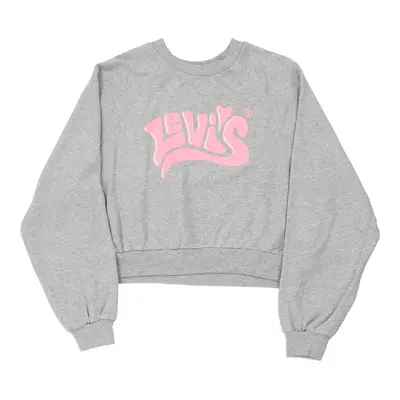 Age 10 Levis Spellout Sweatshirt - XS Grey Cotton