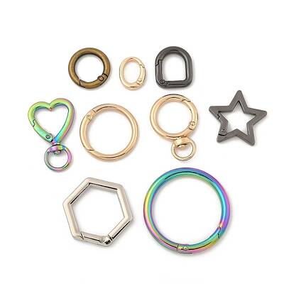 Alloy Spring Gate Rings