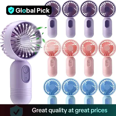 Multifunctional Fan Portable Handheld Fan, Usb Rechargeable Fan with 3 Speed Modes, Portable Fan Mini Electric Fan, Personal ...