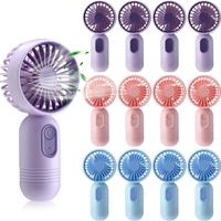 Multifunctional Fan Portable Handheld Fan, Usb Rechargeable Fan with 3 Speed Modes, Portable Fan Mini Electric Fan, Small Per...