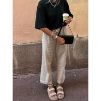Women's Summer Casual Pants Plaid Drawstring High Waist Straight Leg Trousers for Daily Wear Spring Summer New Sports Loose E...