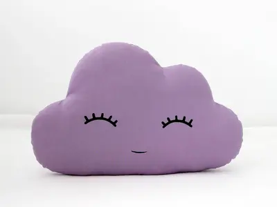 Purple Cloud Pillow