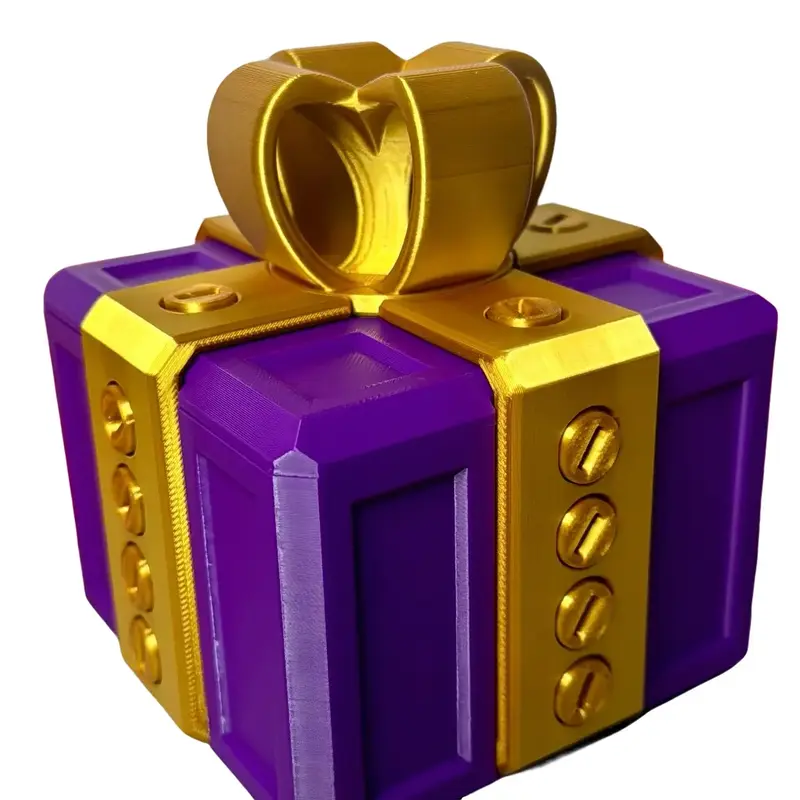 Annoying Gift Box - Perfect for Office Stationery and Supplies - Playful Design - 20 Bolts - Screwdriver Included