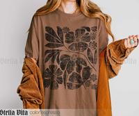 Comfort Colors - Boho Wildflowers Shirt, Distressed Flowers Tshirt, Matisse Floral Graphic Shirt, Flower Market, Soft Goth Fa...