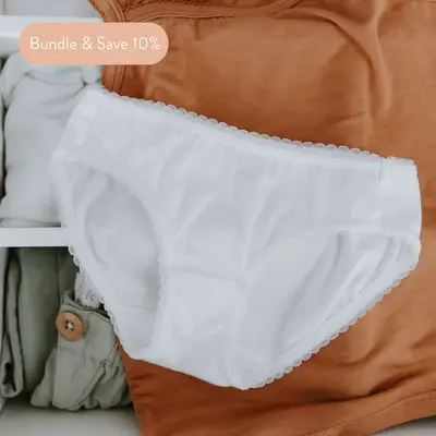 Girls' Wedgie-Free Panty Briefs - Set of 3 | Size: 4-5 Y / 110