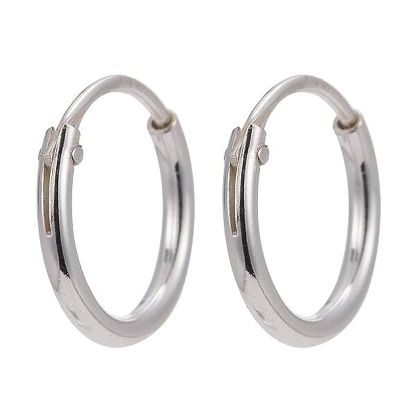 925 Sterling Silver Hoop Earring Findings