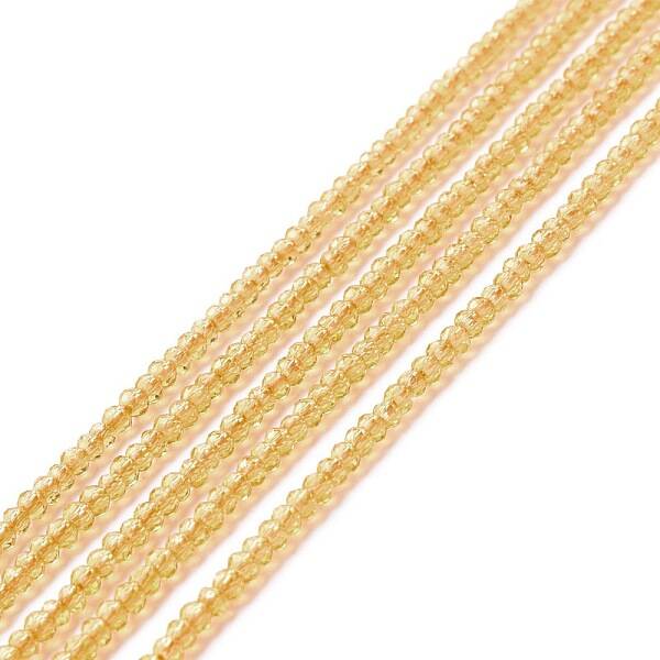 Transparent Glass Beads Strands