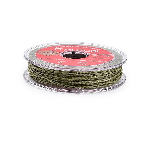2-Ply Round Waxed Cotton Thread Cords