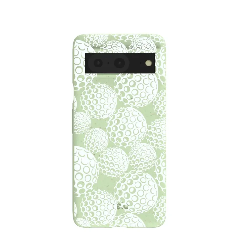 Sage Green Golf Balls Google Pixel 8 Case