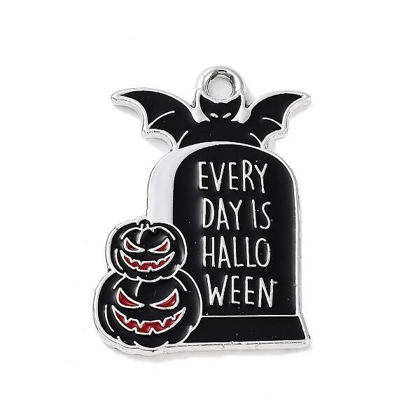 Halloween Alloy Enamel Pendants