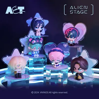 Alien Stage Blind Box, Alter Stage Series Collectible Figure Blind Box - Soft Vinyl Plush Display Piece, Birthday Gift & Coll...