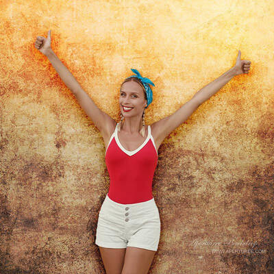 Aperturee Khaki Worn Stone Creamery Photoshoot Backdrop