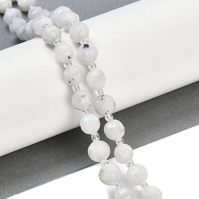 Natural Rainbow Moonstone Beads Strands