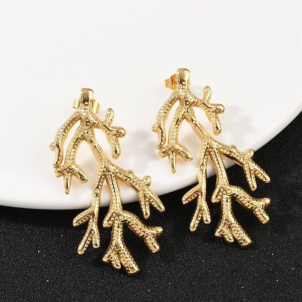 304 Stainless Steel Stud Earrings