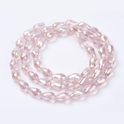 Electroplate Glass Beads Strands
