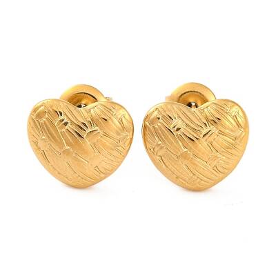 Ion Plating(IP) 304 Stainless Steel Stud Earrings