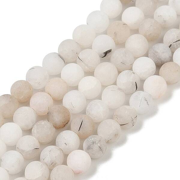Natural Rutilated Quartz Beads Strands