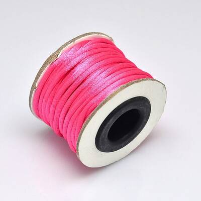 Macrame Rattail Chinese Knot Making Cords Round Nylon Braided String Threads