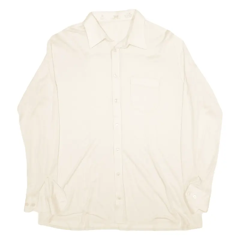 LIBERO Plain Shirt Beige Long Sleeve Mens XL