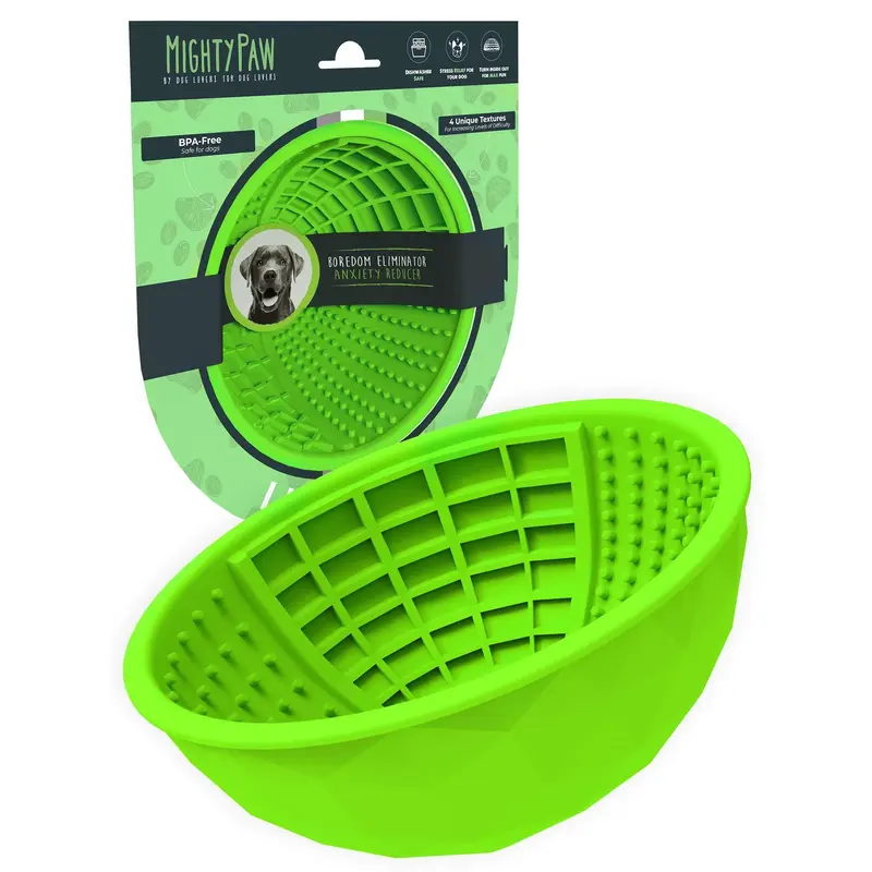 Mighty Paw Interactive Dog Lick Bowl: Mental Enrichment for Mealtime