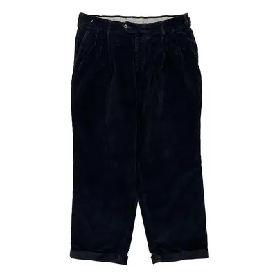Berle Cord Trousers - 34? Waist Navy Corduroy