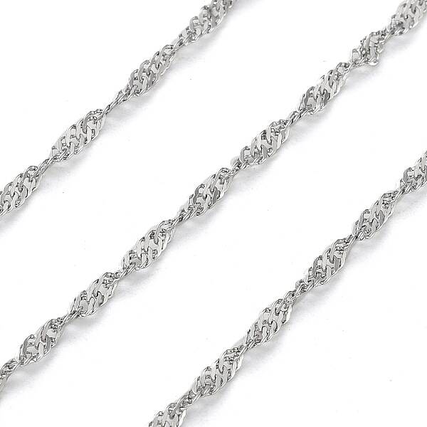 Tarnish Resistant 304 Stainless Steel Singapore Chains