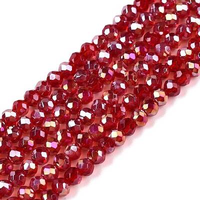 Electroplate Glass Beads Strands
