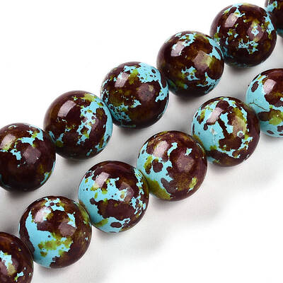 Synthetic Turquoise Beads Strands