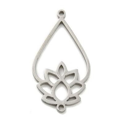 Tarnish Resistant 304 Stainless Steel Connector Charms