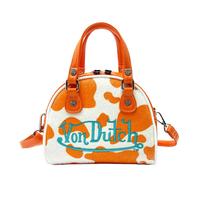 Von Dutch Cow Print Bowling Bag - Multiple Styles