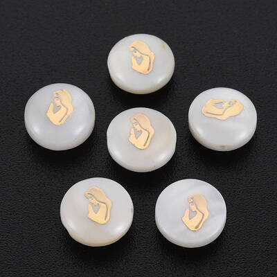 Natural Freshwater Shell Beads