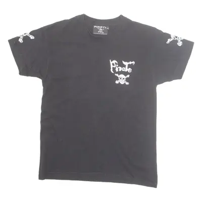PIRATE Mens T-Shirt Black XS