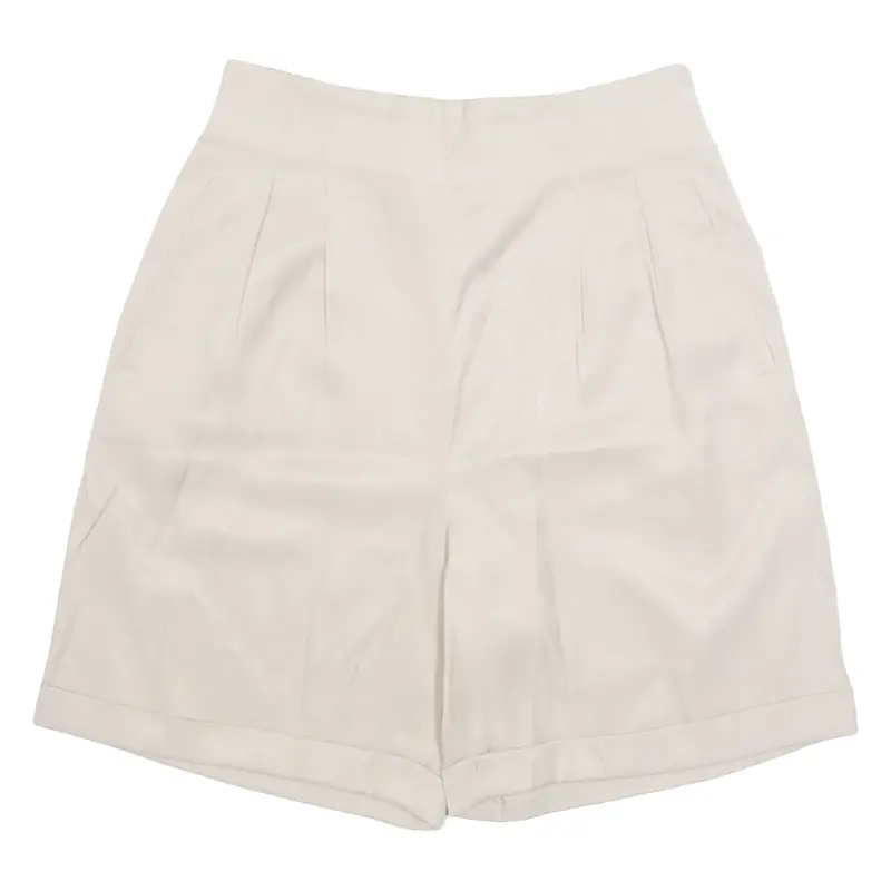 TOGETHER Womens Chino Shorts Beige Relaxed S W27