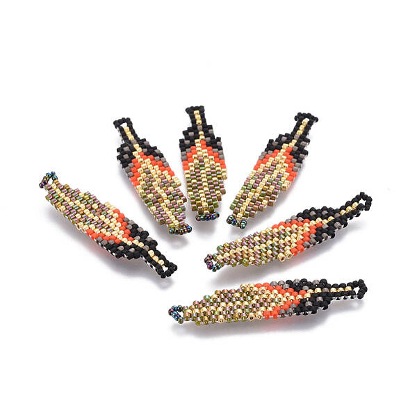 MIYUKI & TOHO Handmade Japanese Seed Beads Pendants