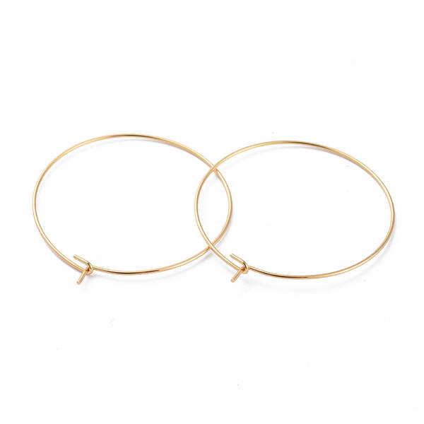 316 Surgical Stainless Steel Hoop Earring Findings