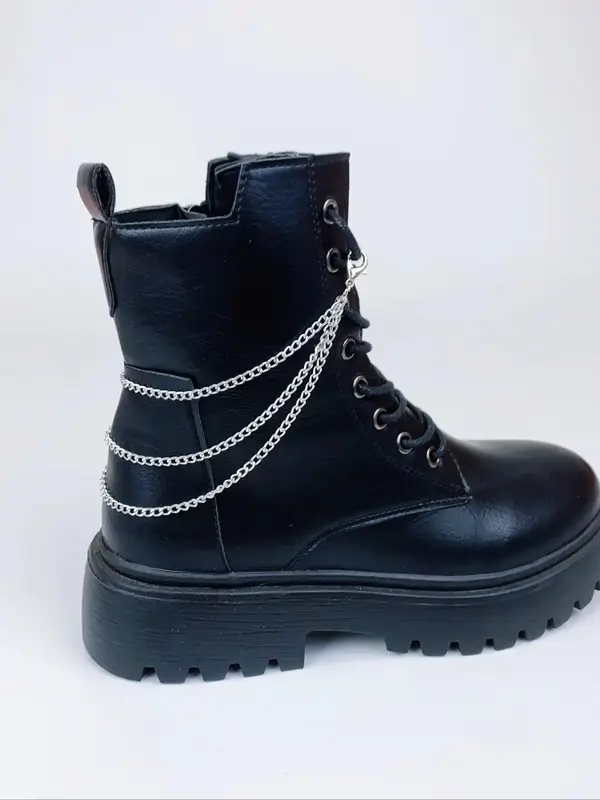 Punk Style Layered Chain Shoes Decorations, Fashionable Shoes Decorations for Women & Men, Trendy All-match & Exquisite Shoes...