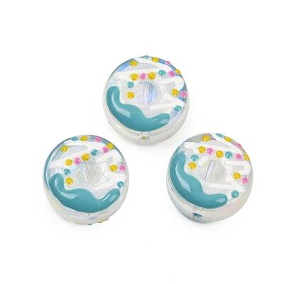 UV Plating Handmade Lampwork Beads
