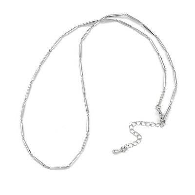 Rack Plating Brass Bar Link Chain Necklaces for Women