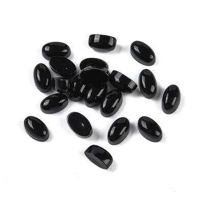 Natural Black Onyx(Dyed & Heated) Cabochons