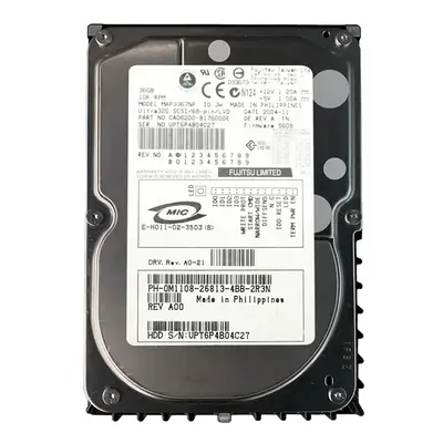 0M1108 Dell 36GB Ultra-320 SCSI 10000 3.5-inch Hard Drive