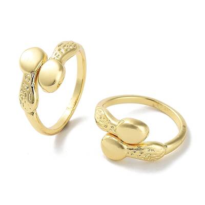 Brass Open Cuff Rings for Women