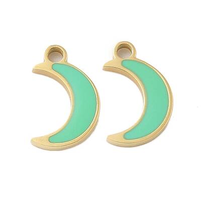 304 Stainless Steel Enamel Charms