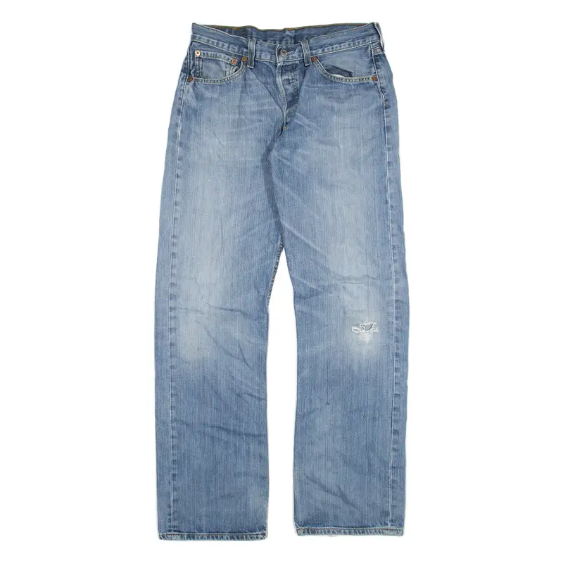 LEVI'S 501 Jeans Mens Blue Regular Straight W32 L32