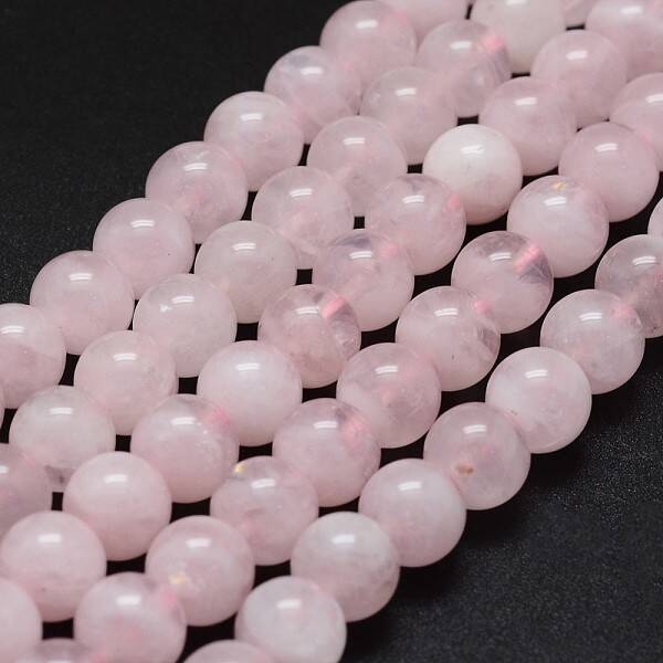 Natural Madagascar Rose Quartz Beads Strands