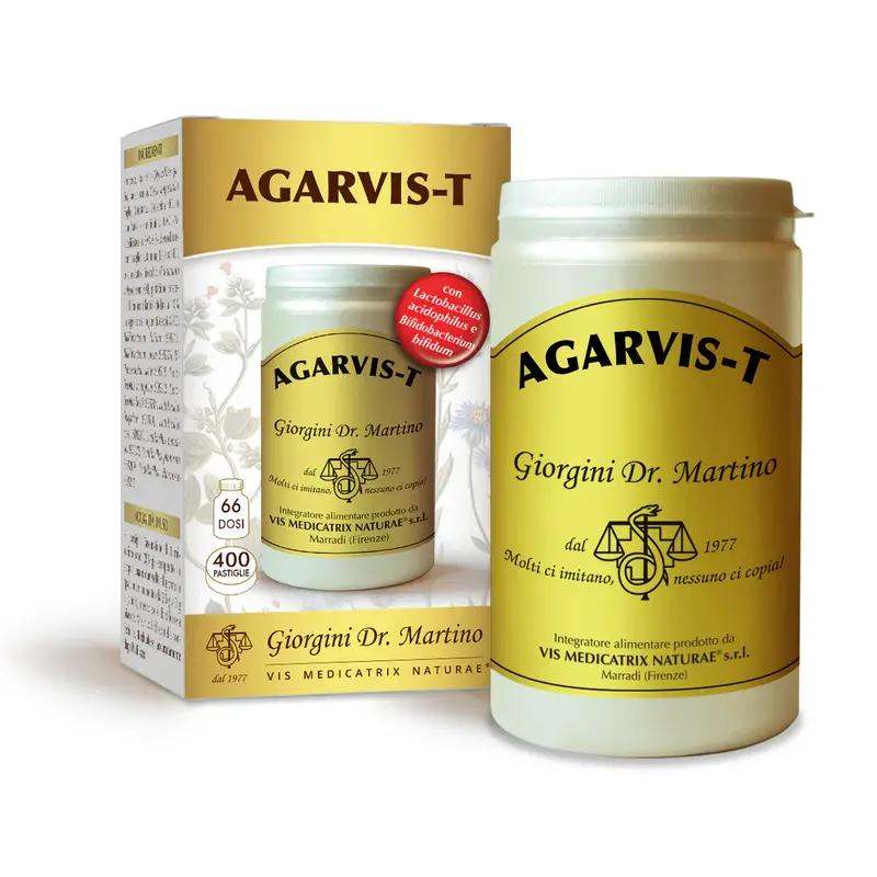 Dr Giorgini agarvis-t 400 tablets of 500 mg - 200 gr
