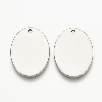 Tarnish Resistant 201 Stainless Steel Stamping Blank Tag Pendants