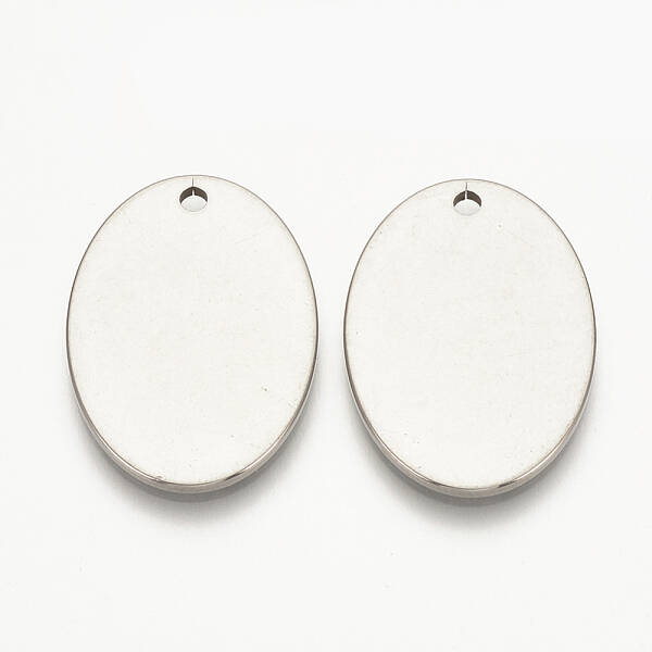 Tarnish Resistant 201 Stainless Steel Stamping Blank Tag Pendants