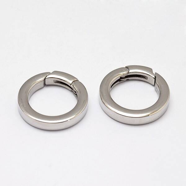 Tarnish Resistant 304 Stainless Steel Spring Gate Rings