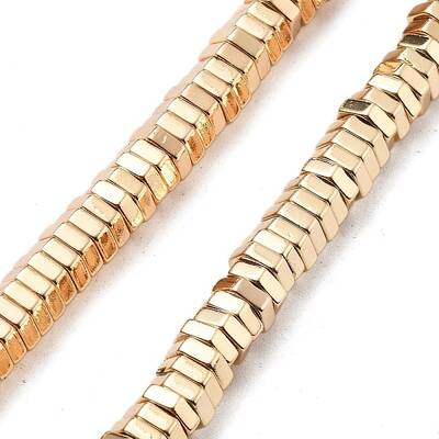 Electroplated Synthetic Non-magnetic Hematite Beads Strands