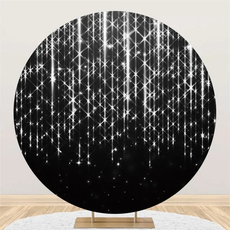 Aperturee Pink Marble Texture Round Birthday Backdrops | Round Backdrop For Birthday Party | Circle Background For Party | Ro...